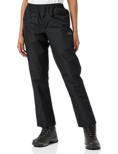 Helly-Hansen Women's Aden Waterproof Breathable Rain Pant, Black, Large