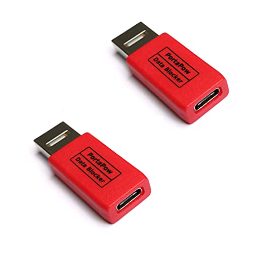 PortaPow USB-A to USB-C Data Blocker (2)
