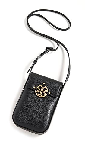Tory Burch Women's Miller Phone Crossbody, Black, One Size