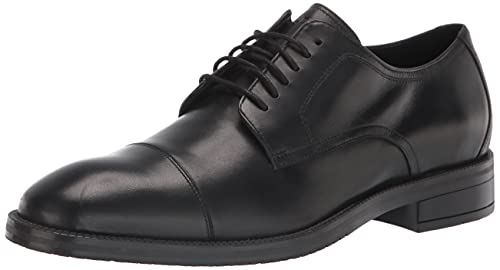 Cole Haan Men's Modern Essentials Cap Oxford, Black Waterproof, 10