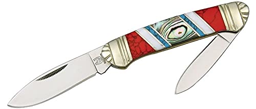 Stoorx Canoe Open Folding Pocket Knife Stainless Blade Black Pearl Handle 909 Outdoor Survival Hunting Knife for Camping by Survival Steel