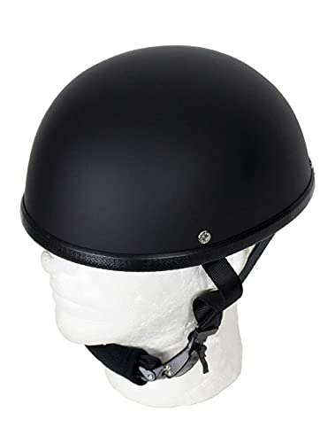 Classic Eagle Style Novelty Skull Cap, Basic Flat Eagle Novelty Cap (Black)