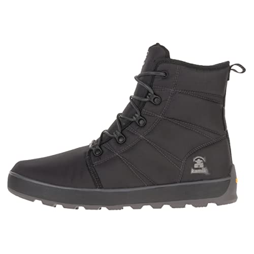Kamik Men's Snow Boot, Black Blk, 11