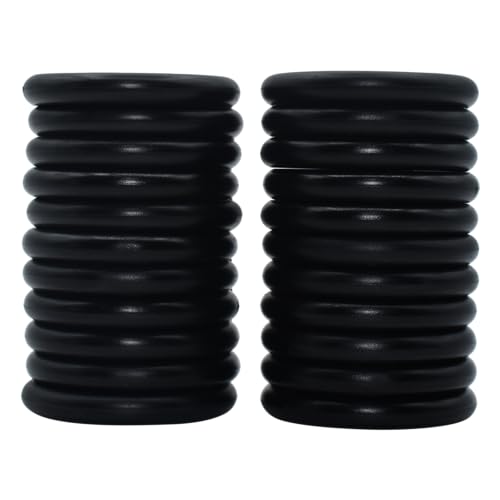 Eleven Discs 1½-Inch Black Plastic Discbound Notebook and Planner Expansion Discs for Circa, Arc, TUL (Set of 22)