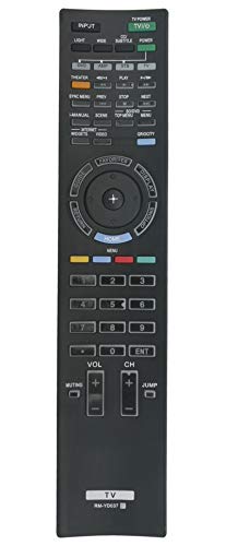 RM-YD037 Replacement Remote Control Compatible with Sony Bravia TV KDL-40NX711 KDL-40NX710 KDL-40NX700 KDL-52NX801 KDL-46HX701 KDL-32EX308 KDL-60NX810 KDL-60NX801 KDL-60NX800 KDL-55NX811 KDL-55NX810