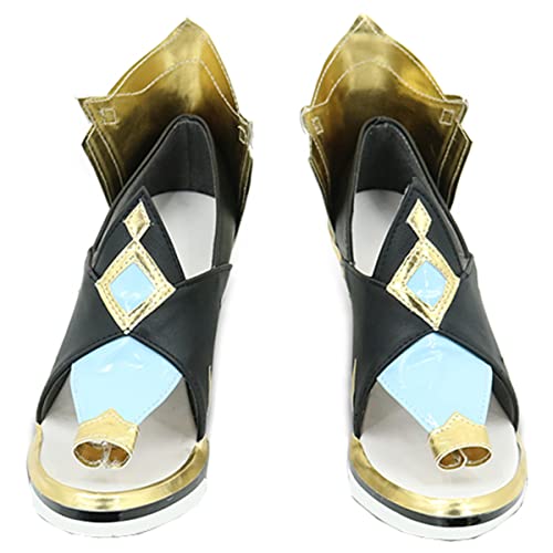 GOLEHS Genshin Impact Cosplay Shoes Shenhe Shoes Cosplay Stage Shoes Anime Props Anime Dress Up Shenhe Cosplay(Size:42,Color:Man)