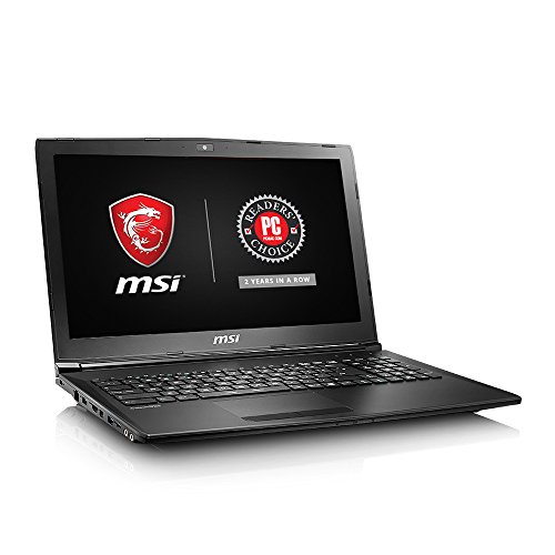 MSI GL62M 7RD-1407 15.6' Full HD Thin and Light Performance Gaming Laptop i5-7300HQ GTX 1050 2G 8GB 256GB SSD Win10 SteelSeries Keys,Black