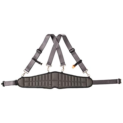 Weaver Arborist Nylon Black/Gray Arborist Logging Belt and Suspenders for Tree Cutting, Adjustable waist fits sizes 30'-52'