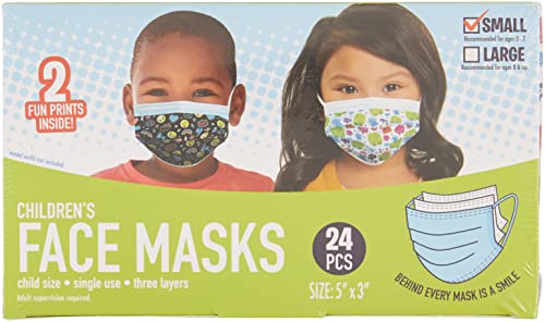 Children’s Single Use Face Mask, 24 count, Ages 2-7, Kids Toys for Ages 2 Up by Just Play