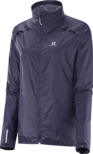 Salomon Women's Agile Jacket, Nightshade Grey, Large