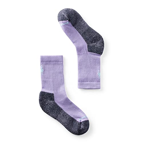 Smartwool Hike Light Cushion Crew Sock - Kids', Ultra Violet, L