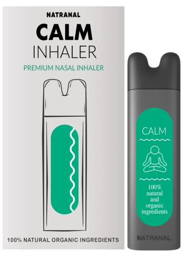 Natranal Calm Nasal Inhaler - 100% Natural & Organic Ingredients, Aromatherapy Inhaler Stick 1 Pack