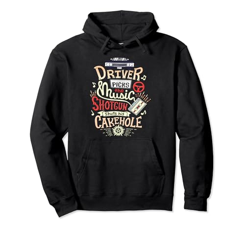Supernatural Driver Picks The Music Pullover Hoodie