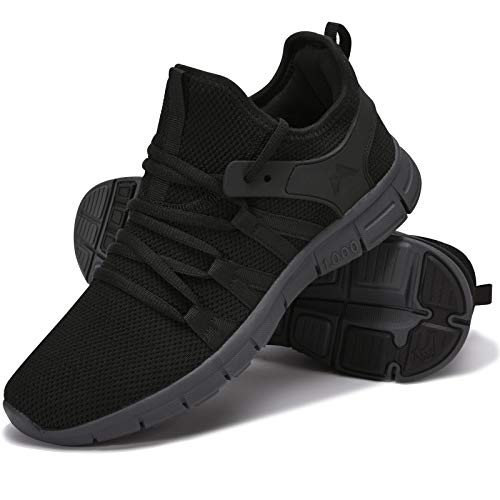 INZCOU Running Shoes Lightweight Tennis Shoes Non Slip Gym Workout Shoes Breathable Mesh Walking Sneakers 8women / 7men