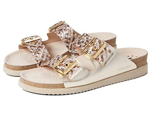 Mephisto Women's Hester Twist Sandal, Gold Vega, 9
