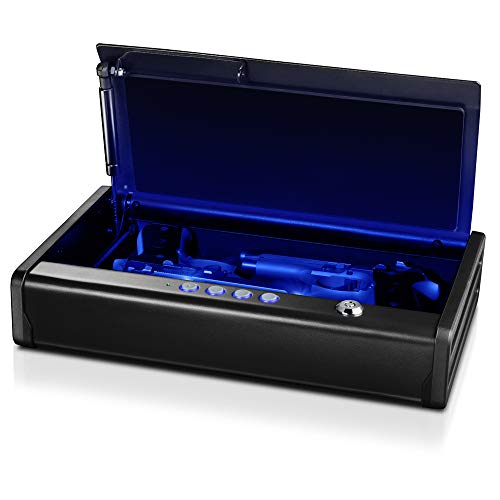 SentrySafe QAP2EL Gun Safe with Digital Keypad and Interior Lights Two Handgun Capacity