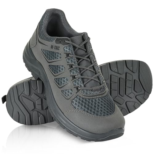 M-Tac Tactical Sneakers IVA - Outdoor Hiking Shoes - Trail Running Shoes for Men (Gray, 11)