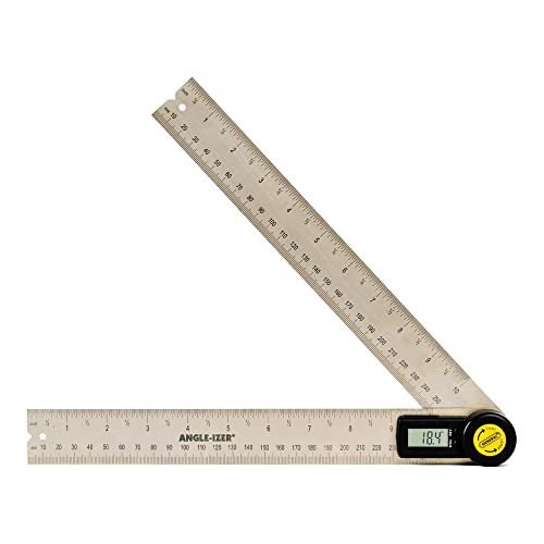 General Tools Digital Angle Finder Ruler #823 - 10' H - Stainless Steel Measurement Tool