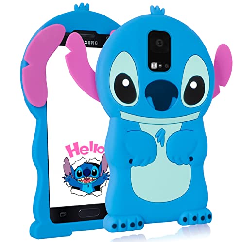 Besoar Stit Case Designed for Samsung Galaxy S5 Cute Cartoon Fun Funny Kawaii 3D Animal Character Cases Cool Unique Fashion Silicone Cover for Boys Girls Kids Teens Women for Samsung Galaxy S5