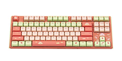 Ducky x MK Strawberry Frog One 3 TKL Hotswap RGB Keyboard w/Quack Mechanics Kailh Box White