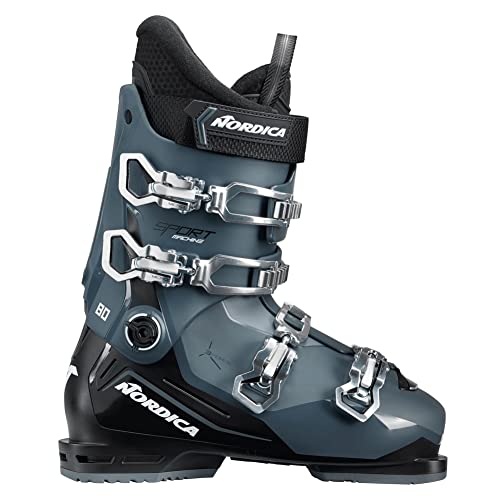 NORDICA Men's Sportmachine 3 80 Ski Boots - Durable Insulated Adjustable Customized Fit Snow Skiing Boots, 30.5
