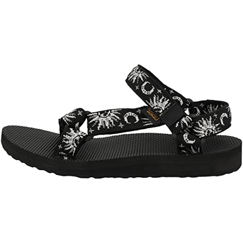 Teva Women's Original Universal Sandal, Sun and Moon Black/White, 7