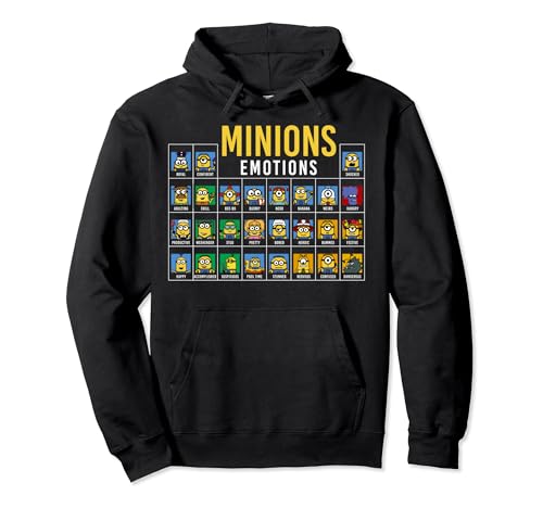 Despicable Me Minions Periodic Table Of Minions Hoodie Pullover Hoodie