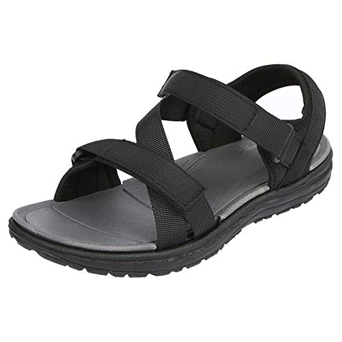 Northside Women's Athletic Sandal, Black, 7