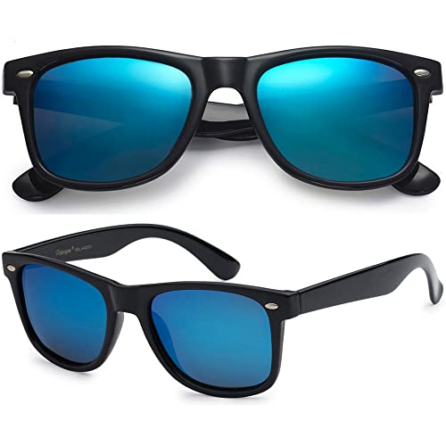 PolarSpex Mens Sunglasses - Retro Sunglasses for Men, Polarized Sunglasses for Womens - Cool Shades for Driving, Fishing
