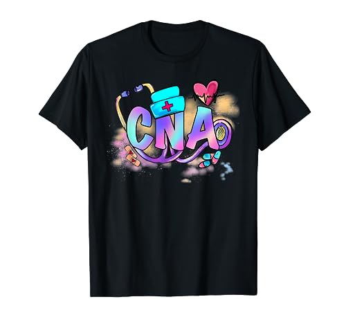 Tie Dye CNA Cute Nurse Day CNA RN Nurse Week Gifts Nursing T-Shirt