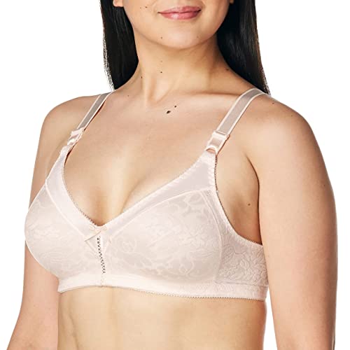 Bali Women's Double Support Spa Closure Wirefree Bra, Pink Bliss,38C