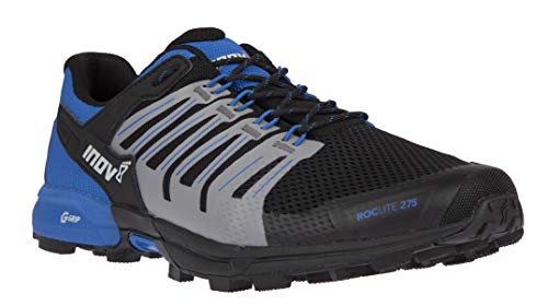 INOV-8 Men Roclite G 275, Color: Black/Blue, Size: 8 (000806-BKBL-M-01-8)