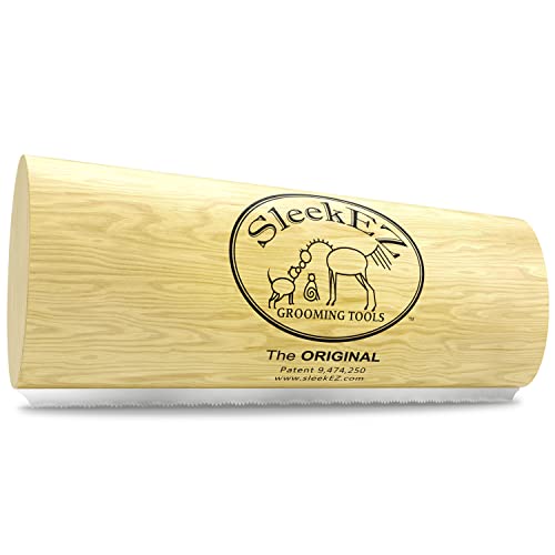 SleekEZ Dog Brush for Shedding & Dog Grooming Supplies, Pet Hair Removal Tool, Dog Hair Remover, Deshedding Dog Brush, Dog Brush for Short Haired Dogs, Dog Comb, Dog Hair Brush, Dog Shedding Brush