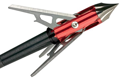 Rage 3 Blade Chisel Tip SC Mechanical Broadhead, 100 Grain, 1.6' Cut - 3 Pack