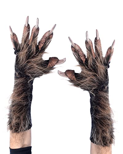 Zagone Studios Wolf Animal Brown Costume Gloves Claws