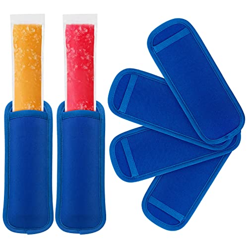 Reusable Popsicles Frozen Bags Ice Pop Stick Sleeves for Kids, Durable Popsicles Molds for Reusable Yogurt Tubes Popsicle Bulk Ice Pops Holder, Useful Popsicle Holders for kids No Drip
