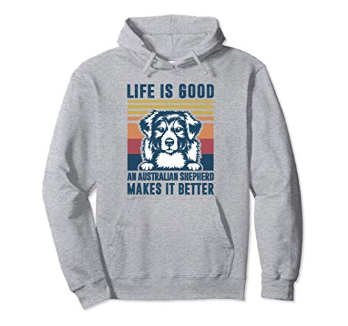 Australian shepherd Dog Gifts Men Women Australian Shepherd Pullover Hoodie