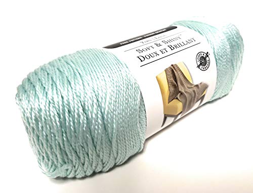 Soft & Shiny Yarn by Loops & Threads, Solid, Mellow Green