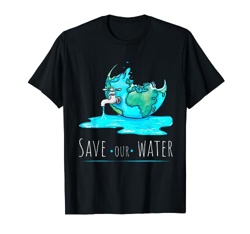 Save Our Waters Earth Day Clean Water Conservation T-Shirt