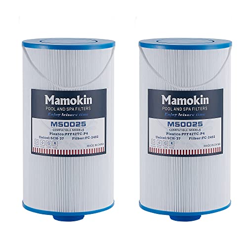 Mamokin 303279 Hot Tub Filter Replaces Filbur FC-2402, 5CH-37, PFF42TC-P4, 78460 and Lifesmart, AquaTerra, Fantasy, Freeflow, Simplicity, Bermuda, Aspire, Azure, Spa Filter-2 Pack