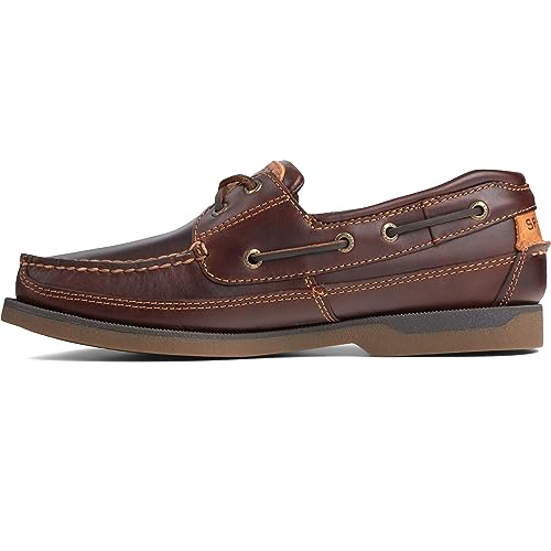 Sperry Top-Sider Men's Mako 2-Eye Canoe Moc Amaretto Size 11
