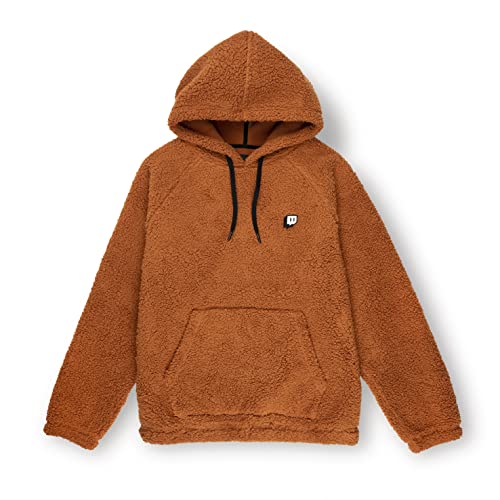 Twitch Cozy Sherpa Hoodie Sweatshirt - Ginger XL