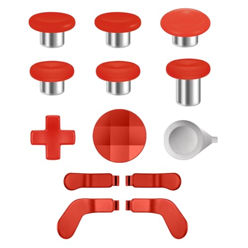 Accessories for Xbox Elite Controller Series 2 - 13 in 1 Replacement Paddles Thumbsticks Analog Sticks Joystick Parts Repair Kit Component Set with 2 D-Pads, 1 Tool