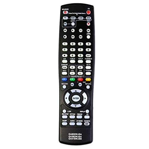 Beyution GA600WJSA GA362WJSA GA416WJSA Replacement Remote Control Fit for Sharp TV LC26DA5U LC32DA5U LC32GA4X LC-32GP2 LC-32GP2U LC32HT2 LC32HT2U LC-32HT2U LC32HT3 LC32HT3U LC-32HT3U LC37D40U