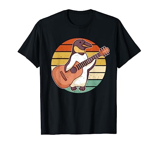 Penguin Guitar Player Guitarist T-Shirt