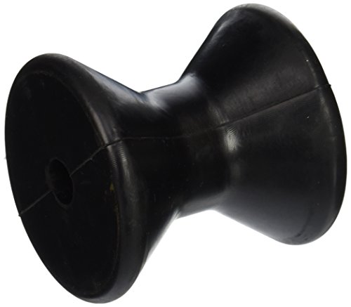 C.H. Yates Rubber 3143-4 3' Bow Roller 1/2' Shaft, Black