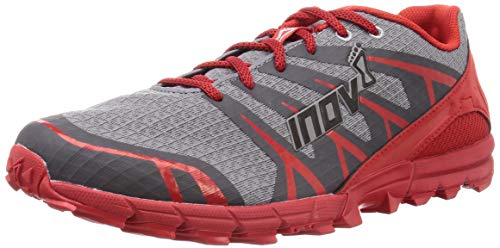 INOV-8 Men's Trailtalon 235 Shoes, Grey/Red, 9.5