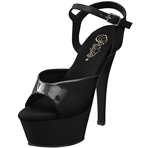 Pleaser Women's Kiss-209 Ankle-Strap Sandal