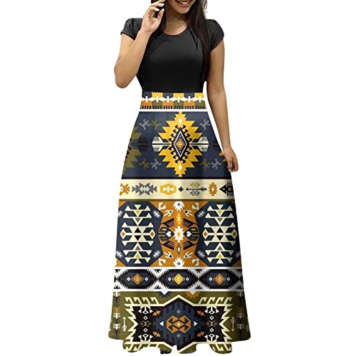 Women Print Dress 2023 St. Patrick's Day Easter Day Generic Off The Shoulder Cocktail & Party Dresses Flapper Dress Size 12 Women's Deep V-Neck Long Sleeve Dress Long High Slit Dress for Women Floral
