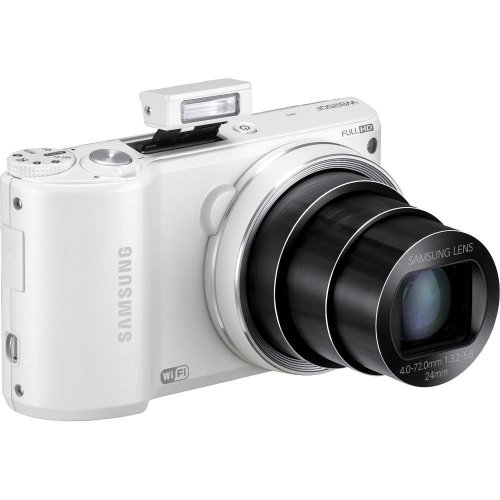 Samsung WB250F 14.2MP CMOS Smart WiFi Digital Camera with 18x Optical Zoom, 3.0' Touch Screen LCD and 1080p HD Video (White) (OLD MODEL)